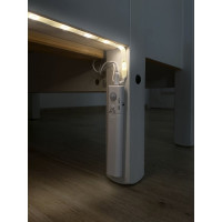 Подсветка для шкафов ГЕЛЕОС H1 на батарейки 4xAAA, теплый свет, лента 1м, LED-H1