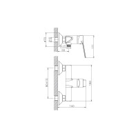 Смеситель для биде Haiba HB55559