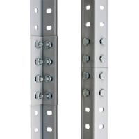 Стеллаж ООО ФУРАМА СТФЛ 1800x700x400 мм, 5 полок, серый СТФЛ187040-5