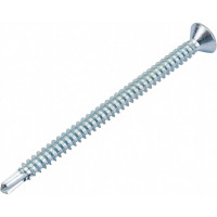 Саморез ZAMETAL 4,8x70 со сверлом и потайной головкой, DIN 7504Р, оц., уп. 200 шт. ZA082402