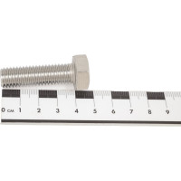 Болты КРЕП-КОМП с полной резьбой, нержавеющие, DIN933, А2, 12х40, 50 шт. бпн1240