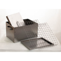 Двухуровневая коптильня Петромаш, 35х25х20 см, сталь, 0.8 мм 59918