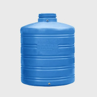 Овально-вертикальная емкость AQUAPLAST 1000 л, синяя, маленькая 4630017951994