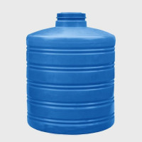 Овально-вертикальная емкость AQUAPLAST 1000 л, синяя, маленькая 4630017951994