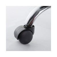 Кресло руководителя Helmi HL-ES07 Resolution повышенной прочности, экокожа черная, хром 282343