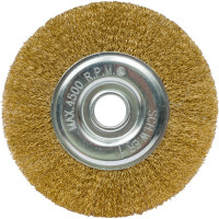 Щетка радиальная плоская (150 мм; латунированная проволока 0.3 мм) для УШМ SCH.W.ERT 4001013