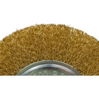 Щетка радиальная плоская (150 мм; латунированная проволока 0.3 мм) для УШМ SCH.W.ERT 4001013