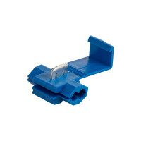 Прокалывающий ответвительный зажим STEKKER LD502-25 ЗПО-2 - 2,5 мм, синий упаковка 10 шт 39346