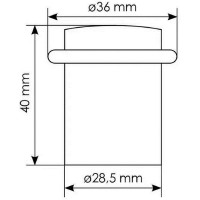 Дверной ограничитель MORELLI DS3 COF, цвет -  кофе 9010615