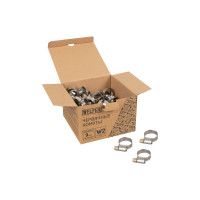 Хомут HELFER W2, 12-22 мм, нержавеющая сталь, уп. 100 шт. HF004051