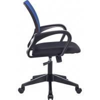 Компьютерное кресло Бюрократ CH-695N спинка сетка синий сиденье черный CH-695N/BL/TW-11