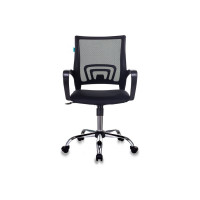 Кресло компьютерное Бюрократ CH-695N/SL спинка сетка черный крестовина хром 1164730