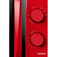 Микроволновая печь Centek СВЧ 700W 20 л, открывание дверцы ручкой CT-1571 Red