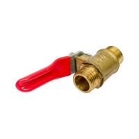 Шаровой кран Pegas pneumatic наружная резьба 1/4" 4408