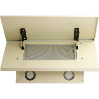 Наклонная вытяжка Centek ширина 60 см, металл, 600 м3/час (68 Вт), 3 скор, LED CT-1826-60 Beige