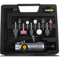 Прямая пневматическая шлифмашина VOREL с аксессуарами 81109