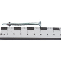 Шуруп флюгель Rusconnect CWM4860  (Flugel, JFL) потай 4,8x60 (200 шт) для крепления дерева к металлу TORX25 314860