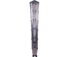 Стремянка STAIRS алюминиевая двухсторонняя с мини-платформой 6 ступеней AMP206