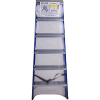 Стремянка STAIRS стальная двухсторонняя 6 ступеней CS206