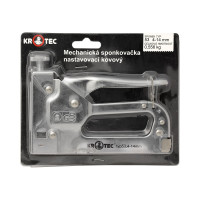 Регулируемый механический степлер KROTEC тип 53, 4-14 мм, металлический 4301008