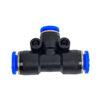 Фитинг Т-образный пластиковый 8 мм на 6 мм CDC Pneumatics PGT 0806N