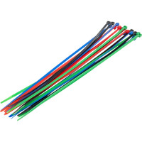 Кабельный хомут duwi нейлон, 300x4,8 мм, разноцветные, 25 шт. 30247 6