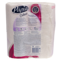 Бумажные полотенца PAPIA DELUXE 4 слоя, 2 рулона 1/2 листа 1015031447 1015031524