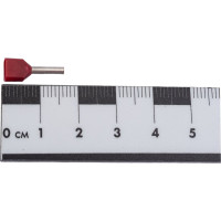 Наконечники для проводов обжимные изолированные штырьевые втулочные (двойные) НШвИ (2) 0,75х8 (упаковка/20 штук) TDM ELECTRIC SQ0568-0049