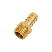 Штуцер пневматический Forsage наруж. резьба 1/2"- "елочка" 18 мм F-MH08/12(26110)