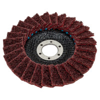 Круг лепестковый зачистной абразивный красный Medium (125х22.2 мм) Forsage F-FR125R 49118