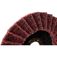 Круг лепестковый зачистной абразивный красный Medium (125х22.2 мм) Forsage F-FR125R 49118