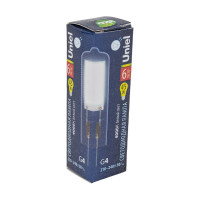Светодиодная лампа Uniel 220, 6W, 4000K, G4, CL GLZ08TR картон LED-JC UL-00005066