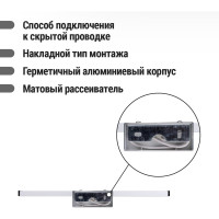 Светильник TDM ELECTRIC LED CH-П 8Вт, 4000 К, IP44, Брассия, хром SQ0358-0202
