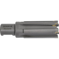 Сверло корончатое TCT Rail (28х50 мм; Weldon 19) KORNOR 10650028