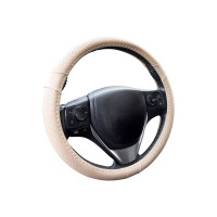 Оплетка KRAFT перфорированная эко-кожа, размер M, 38 см, бежевая KT 800350