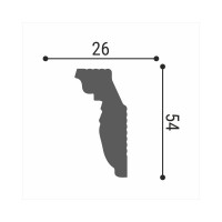 Потолочный плинтус Де-Багет Декор ДП 02/60 00-00001063