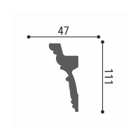 Потолочный плинтус Де-Багет Декор ДП 26/120 00-00001084