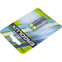 Батарейка Ergolux 1.5В LR03 Alkaline BL-2 LR03 BL-2 11743