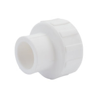 Комбинированная муфта PPRC MeerPlast Дн25x25 Ру25 белая внутренняя резьба D200-00444