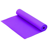 Коврик для фитнеса и йоги Larsen PVC, фиолетовый, 173x61x0.6 см, повышенной плотности 4690222157147