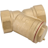 Сетчатый фильтр STI латунный Y-образный Ду40 Ру16 муфтовый уплотнение паронит D260-00677 ТТ000009627