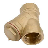 Сетчатый фильтр STI латунный Y-образный Ду40 Ру16 муфтовый уплотнение паронит D260-00677 ТТ000009627