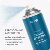 Аэрозольная краска Elcon для мебели и предметов декора,  для металла, для пластика, для керамики, для стекла, для гипса, быстросохнущая, акриловая, синий кобальт, аэрозоль 520 мл 00-00462265