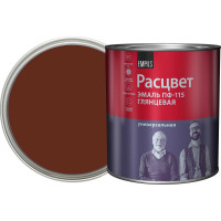 Эмаль Расцвет ПФ-115 коричневая, 2.7 кг 9234