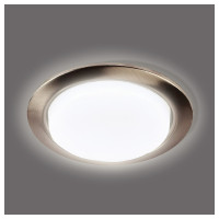 Встраиваемый светильник Smartbuy под лампу GX53 сатин никель SBL-05SNC-GX53