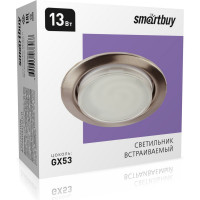 Встраиваемый светильник Smartbuy под лампу GX53 сатин никель SBL-05SNC-GX53