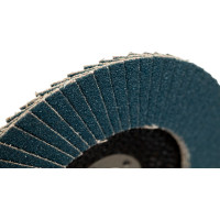 Круг лепестковый плоский Цирконий (125x22 мм; Р80) Flexione 10000698