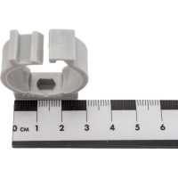 Крепеж-клипса для трубы D25 мм с фиксатором TDM ELECTRIC SQ0405-0103