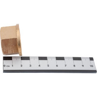 Заглушка Viega В, 3/4", бронза RX, с многогранником 266653