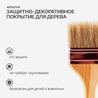 Защитно-декоративный лак для дерева KRONA Аквалак (бесцветный; 3 л) 66360403